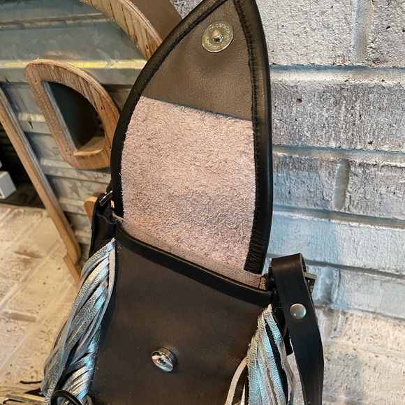 Leopard & metallic 8”x6”x3” Leather purse made in USA
A true statement piece! - Picture 8 of 15